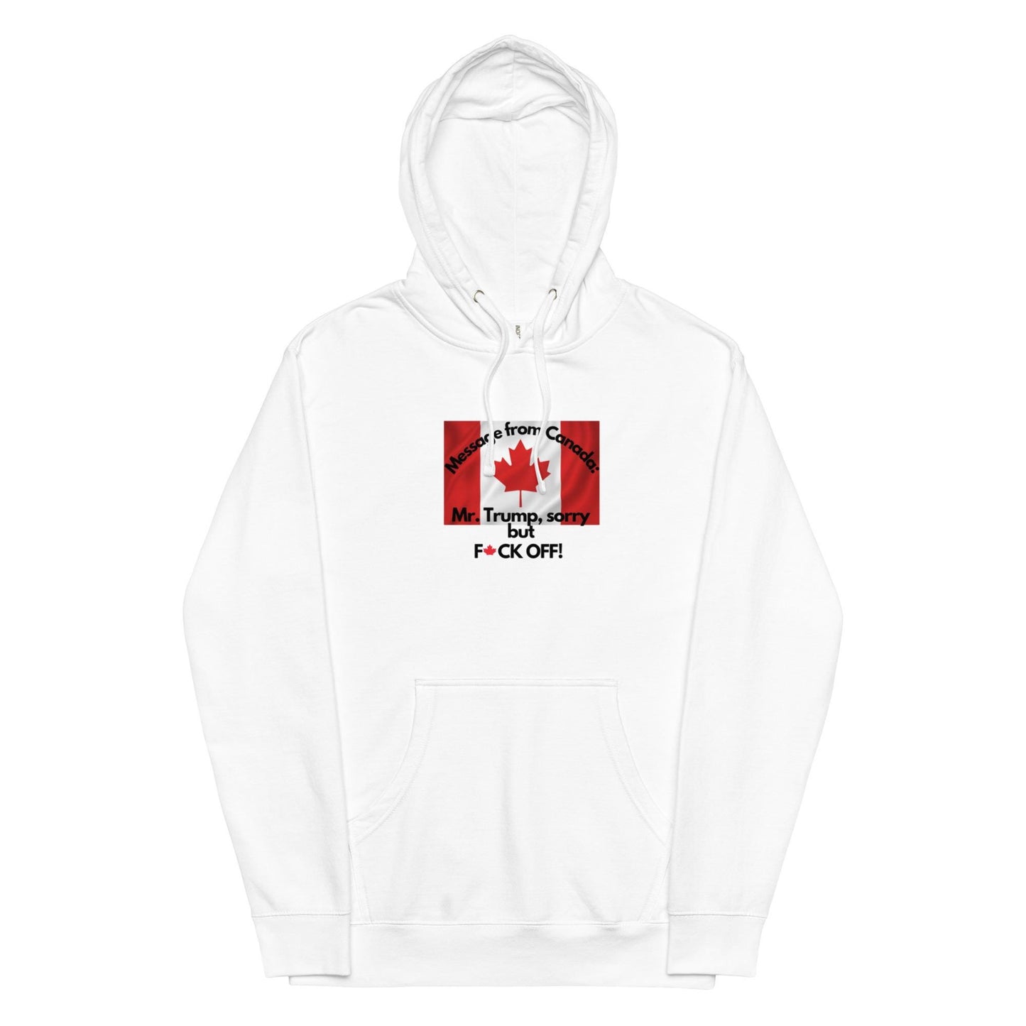 Sorry Mr Trump but Ffck off, Unisex midweight hoodie