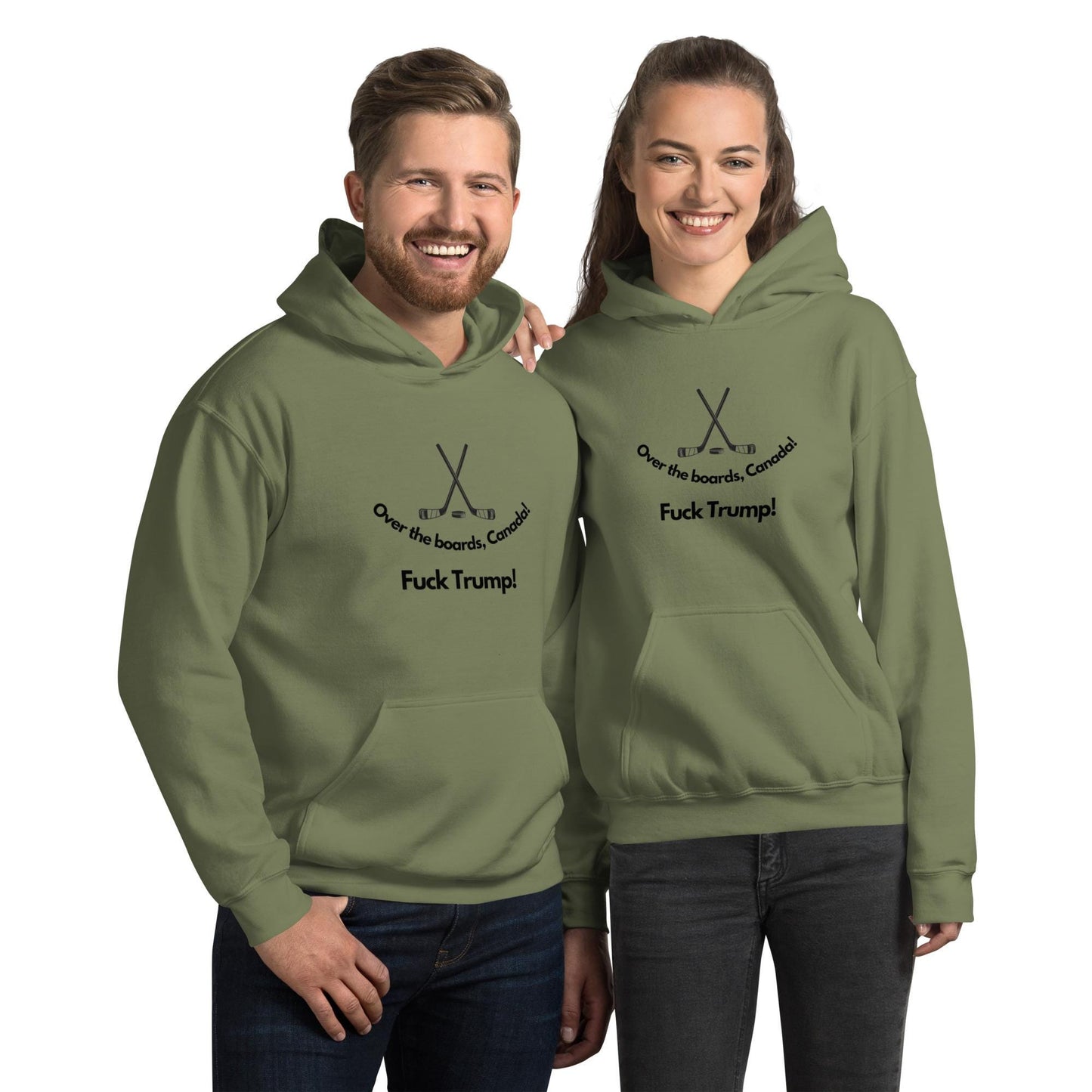 Over the Boards Canada, Fuck Trump Unisex Hoodie