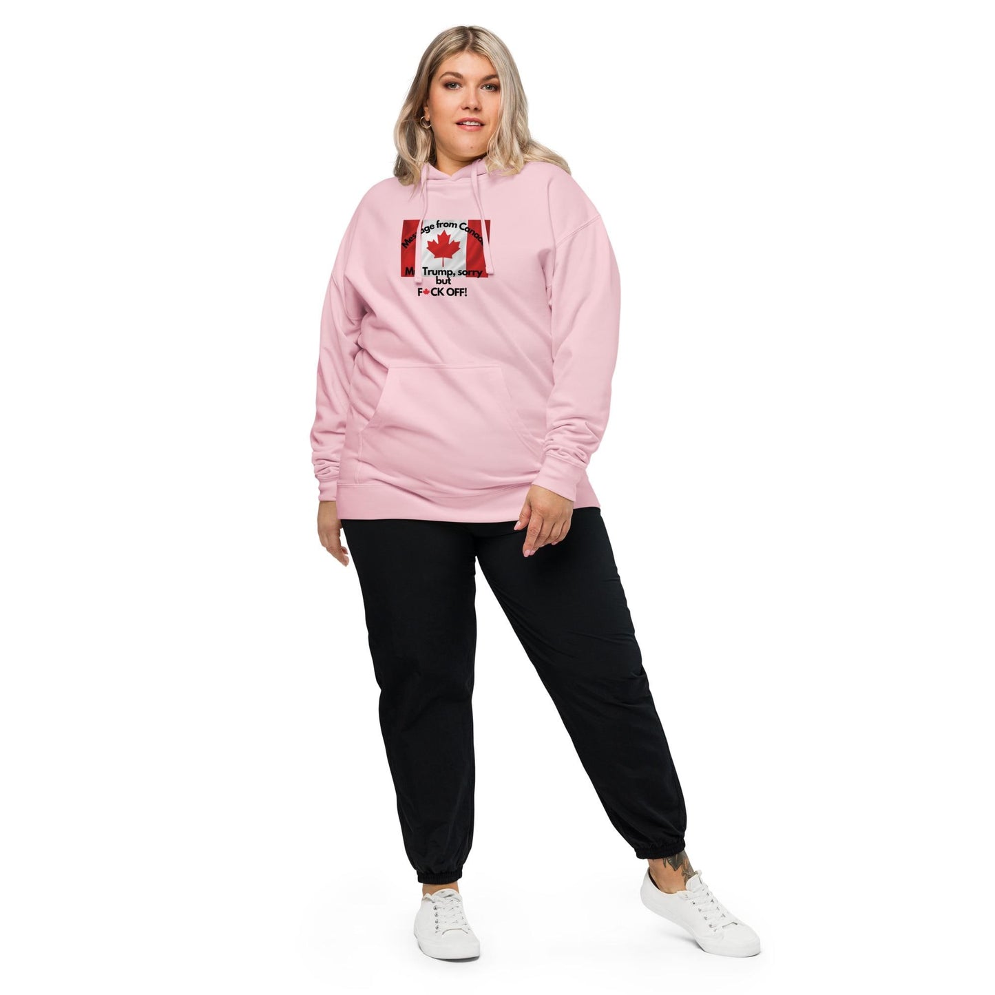 Sorry Mr Trump but Ffck off, Unisex midweight hoodie
